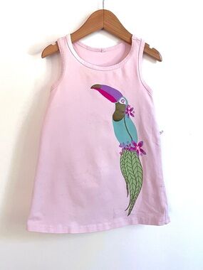 3/$20💥Peekaboo Beans Toucan Ruffle Dress - Play Condition